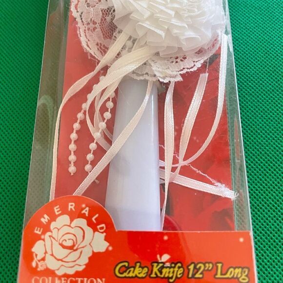 Vintage wedding cake knife. New in the box - Picture 5 of 5